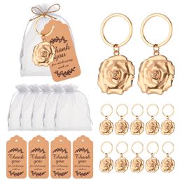 Mariage rose porte-clés cadeau de mariage rose pendentif envoyer cadeau d'invité cadeau de fête d'anniversaire