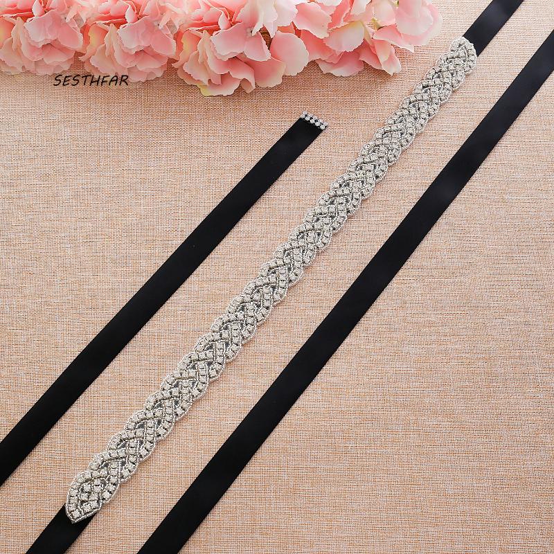 Wedding Sashes Rhinestones Bridal Belt Dress Accessories Marriage Can Customize Any Size J116