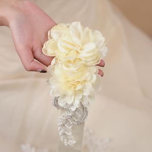 Wedding Sashes Trixy S251 Elegante Vory Belt Flower Zwangerschaps Sash Floral Dames 's avonds jurk riemen feest