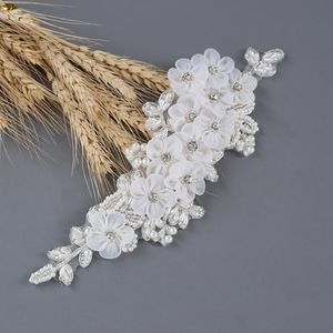 Bruiloft Sjerpen TRiXY S355 Charmante Bloemen Riemen Voor Vrouwen Bruids Riem Strass Sjerp Bruid Accessoires288T