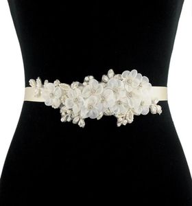 Wedding Sashes Trixy S355 Charming Flowers Bordels For Women Bridal Belt Rhinestone Sash Bruid Accessories9670294