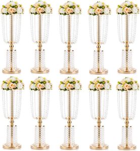 decoración de altura 50 cm / 110 cm Cristal acrílico Boda Camino Mesa principal Soporte de flores Candelabro Centro de mesa Evento Fiesta Decoración de la boda