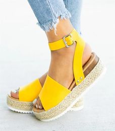 Cuadros zapatos para mujeres sandalias talla de talla grande zapatos de verano toboganes de leopardo chaussures femme plataforma sandalias 2019 gm4402403