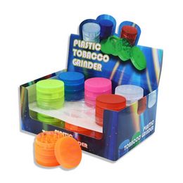 kleine grinders roken plastic tabakslijpmolen multicolor schurende slijpmachine 4 lagen 50 mm frosted rook shop