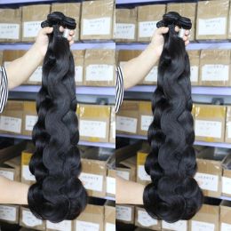 Inslag 11a Body Wave Hair Bundles luxe maagdelijk haar zijde onbewerkte menselijke haaruitbreidingen Peruaanse Indiase Maleisische Cambodjaanse Braziliaan