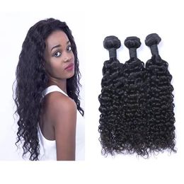 Trames de cheveux brésiliens bouclés de haute qualité Extensions de cheveux bouclés profonds péruvien malaisien indien cambodgien offres de faisceaux de cheveux brésiliens