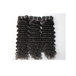 Trames de cheveux brésiliens tissages de cheveux malaisiens péruviens cheveux humains bouclés profonds sans produits chimiques cheveux non transformés 100% non transformés