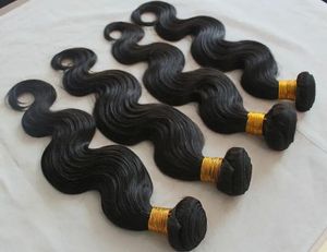 Inslagen Fabriek Kortingsprijs! Braziliaanse human hair extensions Maleisische Peruaanse onverwerkte steil haarbundels verfbare beste kwaliteit