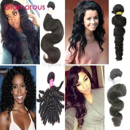 Toutes Extensions de cheveux humains glamour 1 paquet