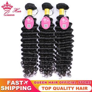 Tramas Paquetes de cabello crudo de onda profunda peruana Paquetes de tejido de cabello humano 100% de calidad superior Oferta Color natural Vendedores vírgenes crudos Cabello de reina apagado