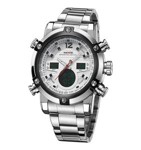 Weide Men Automatic Digital Electronic Watch LCD Camping Watches leidde Quartz polswatch roestvrijstalen sport orologio klok WH52051373751