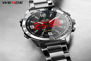 Weide Men039S Horloges Led Digital Quartz Hour Business Black Dial PolsWatch Waterproof Clock Military Army Relogio Masculino 23860288