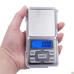 Weegschalen 200G/0,01G Mini LED Elektronisch Portable Pocket Sieraden Schaal Precisie Digitale Home Kitchen Bakgereedschap Druppel Dhgarden DHW98