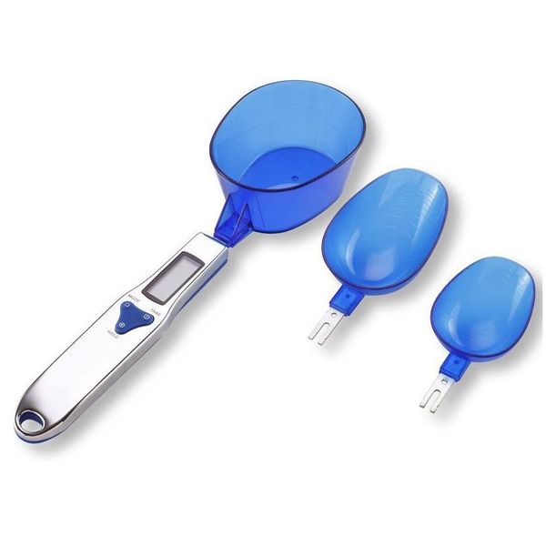 Balances de pesée Balance électronique de cuisine Cuillère à mesurer portable Led Poids numérique précis Outils de cuisson domestiques 500G / 0.1G Drop Dh6Ea