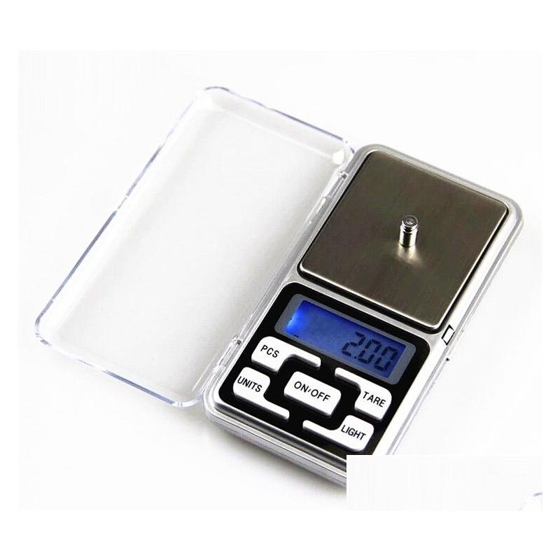 Взвешительные масштабы Mini Electronic Pocket Scash 200g 0,01G Jewelry Diamond NCE ЖК -дисплей с розничным пакетом.