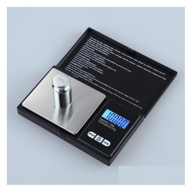 Waagen Mini-Taschen-Digitalwaage 0,01 x 200 g Silber Münze Gold Schmuck wiegen NCE LCD Elektronische Drop-Lieferung Büro Schule BU DHPBX