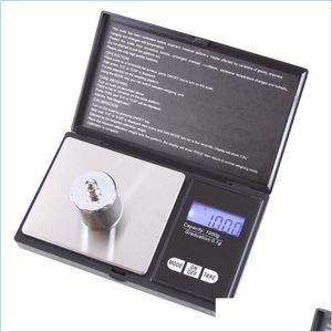 Balances de pesée Pocket Digital Precision For Gold Jewelry Scale Nce Électronique En Acier Inoxydable Poids Drop Delivery Office School Bu Dhzsn