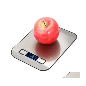 Balances de pesée Précision Digital Kitchen Baking Scale Weight Nce Portable Mini Electronic 5000G / 1G Drop Delivery Office School Busi Dh7H0