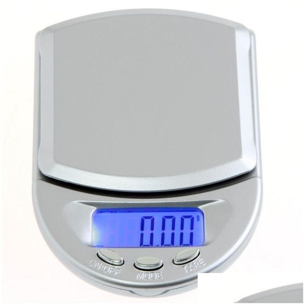 Balances de pesée en gros balance de diamant numérique mini LCD bijoux de poche or gramme 500G / 0.1G 100G / 0.01 200G / 0.01 US Stock habituellement expédié Otxxv