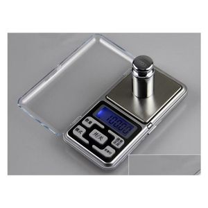 Weegschalen Groothandel Elektronische LCD-schermweegschaal Mini Pocket Digital 200Gx0.01G Weegschalen Nce G/Oz/Ct/Tl Drop Deliv Dhlts