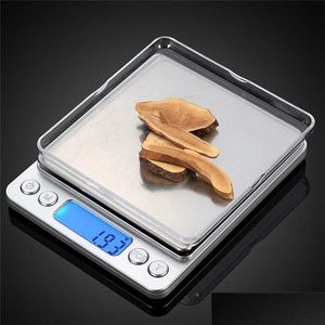 Balances de pesée en gros LCD portable électronique numérique mini étui de poche postal cuisine bijoux poids NCE échelle livraison directe off Dhnfc