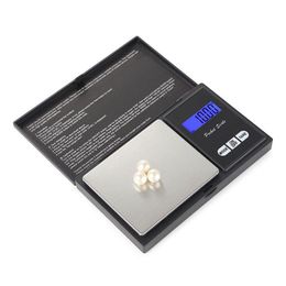 Weegschalen Groothandel Mini elektronische digitale weegschaal 500G/0,01G LCD Draagbare sieraden Keukengewicht Nce Pocket Drop Delivery Offi Dhcmj