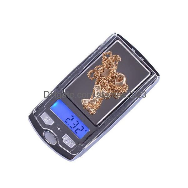 Balances de pesage en gros Mini précision numérique pour Sier Coin or diamant bijoux poids Nce voiture clé conception 0,01 goutte électronique Del Dhjvi