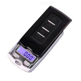 Weegschalen Groothandel Super Tiny Portable Mini Pocket Sieraden Cract Schaal 200G/100Gx0.01G Autosleutel Digitaal Gewicht Nce Gram Cute D Dhhtt