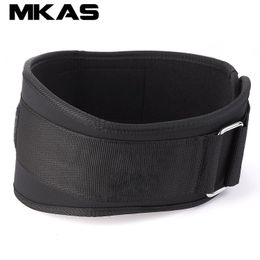 Ceinture de soulèvement de poids arrière de soutien à la ceinture d'entraînement avec boucle en métal pour hommes squats de gym de gym