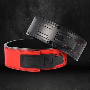 Gewicht tillen lederen riem powerlifting gym riem onderrug ondersteuning voor gewichtheffendeadlifts squats powerlifting hendel riem 240507