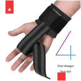 LEFFING HOMME HEMPLIFFIRATION Gym antislilip Sport Safety Stracts Support CrossFit Hand Grips Fitness Body Bodybuilding Drop Deved DHFQW