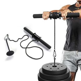 Gewicht tillen touw taille roller power stick gym fitness onderarm trainer versterker handgrijp sterkte triceps oefener 240418