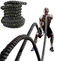 Gewogen springtouw Gym Outdoor Home Fitness Oefening Fysieke training Battle Rope Vechten Krachttraining Fitnesstouw 240322