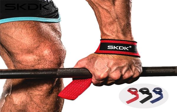 Haltérophilie SKDK Gym anti-dérapant Sport sécurité sangles de poignet Support de poignet Crossfit poignées Fitness Bodybuilding9454057