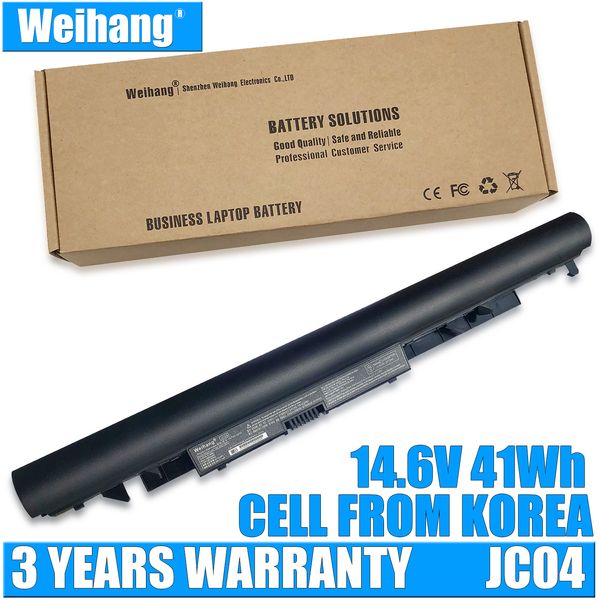 Batería de ordenador portátil Weihang 14,6 V 41Wh JC04 JC03 para HP 15-BS 15-BW 17-BS SERIES HQ-TRE71025 HSTNNHB7X TPN-C130 919701-850