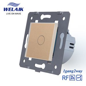 WELAIK EU ESTAIRS INTERMEDIAD CRISTAL TEMPERED GLASK PANNEL-CONTROL-CONTROL LIGHT 1GANG2WAY WALT TOUCH STRIFFICATION DIY PIÈCES 220V A914W