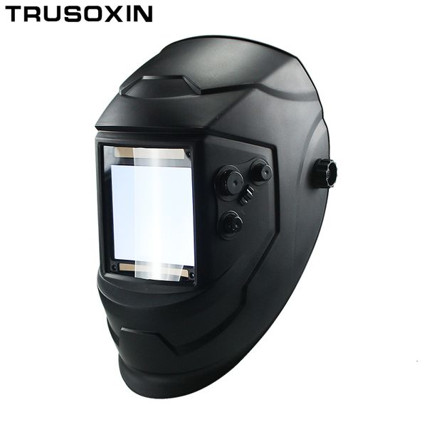 Casques de soudage Out control Big view eara 4 capteur d'arc DIN5-DIN13 Assombrissement automatique solaire TIG MIG MMA Masque de soudage/casque/bouchon de soudeur True Color 230721