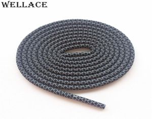 Wellace Round Corde 3M Laces Visible Reflective Runner Shoe Laces SAFTY Shoelaces Shoestrings 120cm for Boots Basketball Shoes3217562