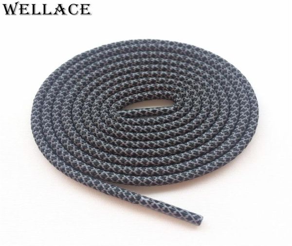 Wellace Round Corde 3M Laces Visible Reflective Runner Shoe Laces SAFTY Shoelaces Shoestrings 120cm for Boots Basketball Shoes6597348