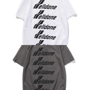 Welldone T-shirt à manches courtes Hommes Femmes Gris We 11 Done T-shirt Coton Drop Shipping X0726
