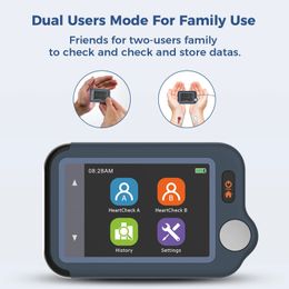 Welue Pulsebit EX 24 Tactile Tactile Monitor ECGEKG pour la détection d'arythmie avec analyse AIECG via l'application gratuite 240424