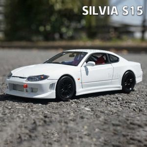 WELLY 1 24 Nissan Silvia S15 Supercar Alloy Car Model Diecasts speelgoedvoertuigen verzamelen auto speelgoedjongen verjaardagscadeaus T230815