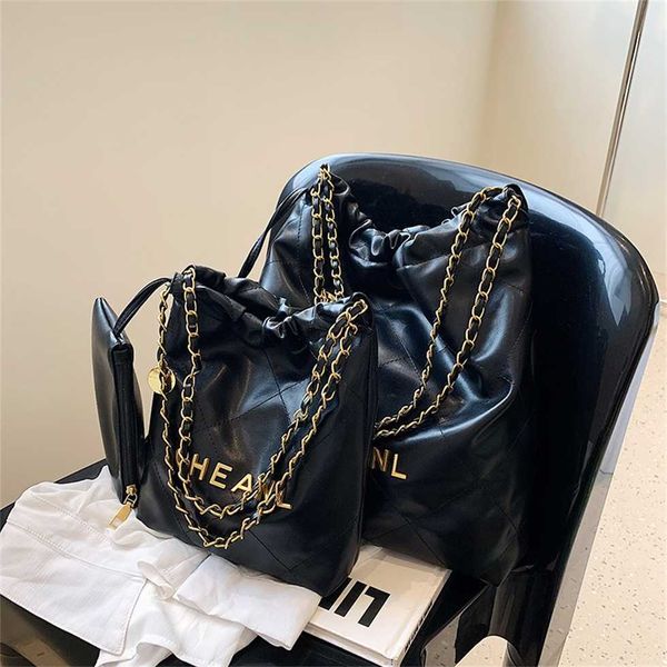 Wen's Same Lingge Chain Bag for Women's Autumn New Fashion Polyvalent Tote Bag Large Capacity Mother and Child Bag 60% Factory Outlet sale