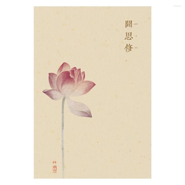 Wen Si Xiu Écriture Zen général Cahier Lotus 80g Papier 32 Pages