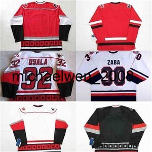 Weng # 32 Oskar Osala Charlotte Checkers Mens Womens Youth Hockey Jersey 30 Matt Zaba personnalisé 100% broderie personnalisée n'importe quel nom n'importe quel numéro