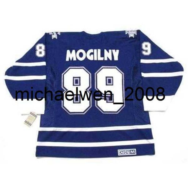 Weng Alexande Mogilny 2002 CCM Vintage Hockey Jersey Todos cosechados de calidad superior cualquier nombre cualquier número