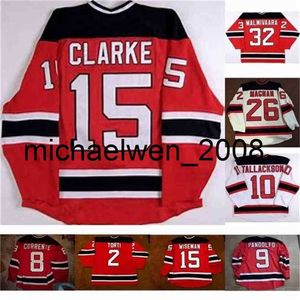 Weng Lowell 10 Barry Tallackson 15 Noah Clarke 2 Matt Torti 14 Pihlman 1 Dave Caruso 29 Grant Marshall 8 Matt Corrente Hockey Jersey