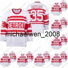 Weng Rood 1929 Retro Jersey Darren Helm Frans Nielsen Gordie Howe Henrik Zetterberg Jimmy Howard Larkin Heritage Mike Groen