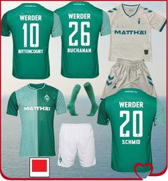 Werder voetbalshirts retro 23/24 thuis Bremen DUCKSCH STARK PIEPER BITENCOURT FULLKRUG VELJKOVIC SCHMIDT BUCHANAN KEITA 2023 2024 Heren kinderkits voetbalshirt