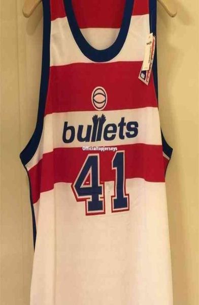 Wes Unseld 41 balas cosidas 197778 Mn Compre uno y llévese uno Chaleco para hombre Talla XS6XL Camisetas de baloncesto cosidas Chaleco Shirt7833057